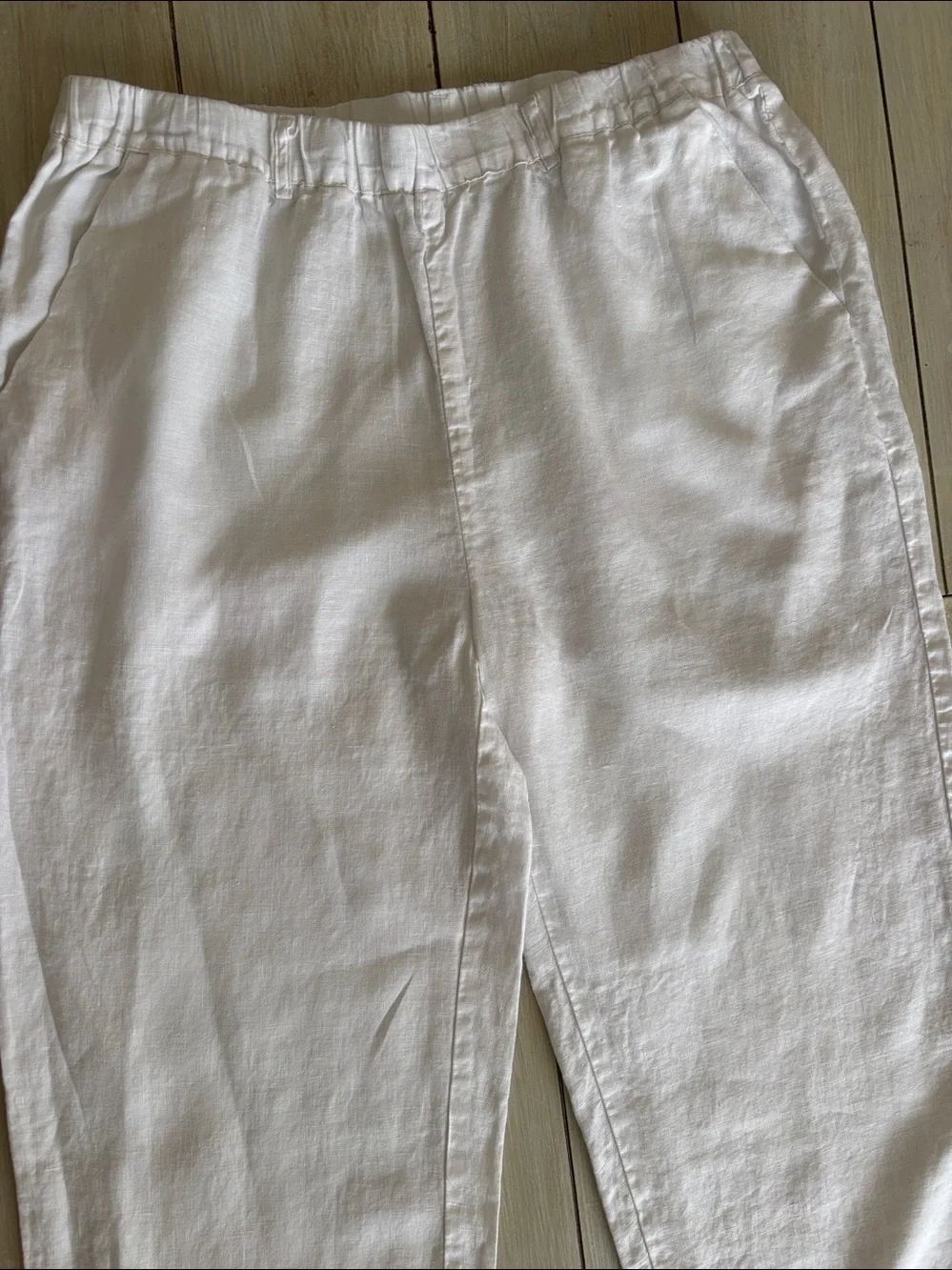 Quince 100% European Linen Pants White Large